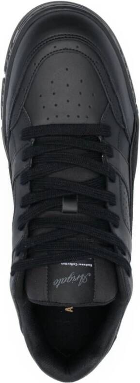 Axel Arigato Zwarte Sneakers met Metallic Goud Logo