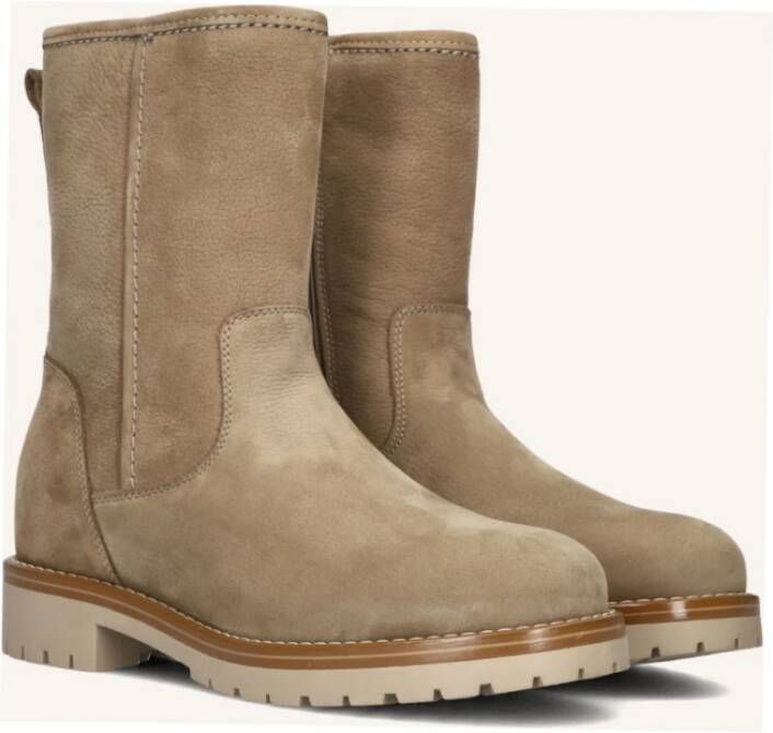 Ayana Beige Stijlvolle Laarzen voor Herfst Winter