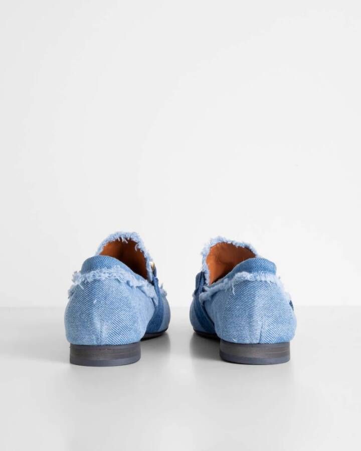 Babouche Loafers Dicht Model Blue Dames