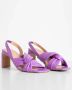 Babouche Sandalen met hak Anne-1 Purple Dames - Thumbnail 2