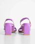 Babouche Sandalen met hak Anne-1 Purple Dames - Thumbnail 3