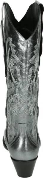 Babouche Westers Stijl Zilveren Laars