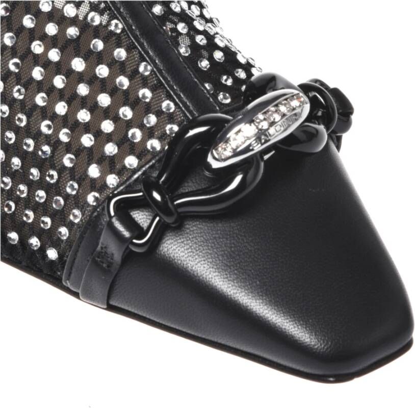 Baldinini Ankle boot in black mesh Black Dames