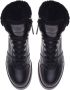 Baldinini Ankle boots in black leather and sheepskin Black Dames - Thumbnail 2