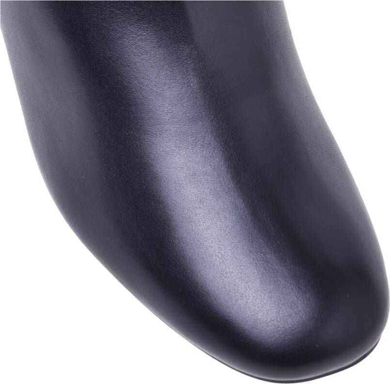 Baldinini Ankle boots in black leather Black Dames
