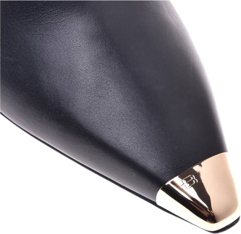 Baldinini Ankle boots in black leather Black Dames