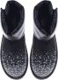 Baldinini Ankle boots in black nylon and leather suede with rhinestones Black Dames - Thumbnail 2