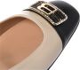Baldinini Ballerina pump in black and vanilla leather Multicolor Dames - Thumbnail 4