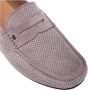 Baldinini Beige perforated leather loafer - Thumbnail 2