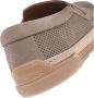 Baldinini Beige perforated nubuck slipper - Thumbnail 2