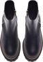 Baldinini Black and platinum calfskin ankle boots Zwart Dames - Thumbnail 2