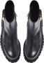 Baldinini Black leather and leopard print suede ankle boots - Thumbnail 2