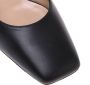 Baldinini Black leather and patent leather court shoe - Thumbnail 2