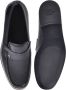 Baldinini Black leather and tumbled leather loafers - Thumbnail 2