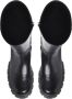 Baldinini Black leather boots with branded elastic - Thumbnail 2