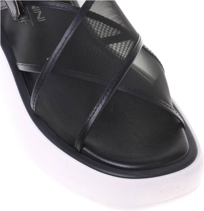 Baldinini Black mesh sandal