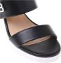 Baldinini Black nappa leather sandal - Thumbnail 2