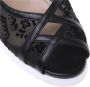 Baldinini Black petal mesh sandal - Thumbnail 2