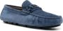 Baldinini Blauwe Leren Loafers Elegant Gesloten Platte Blue Heren - Thumbnail 6