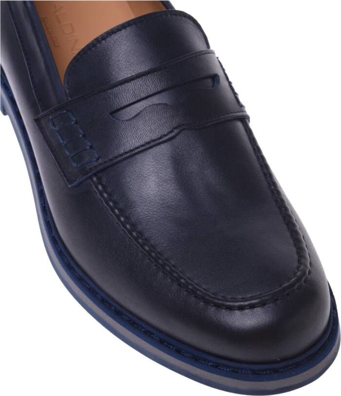 Baldinini Blue leather loafers