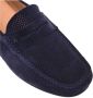 Baldinini Blue perforated leather loafer - Thumbnail 2