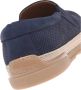 Baldinini Blue perforated nubuck slipper - Thumbnail 2