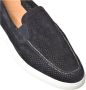 Baldinini Blue perforated suede slipper - Thumbnail 2