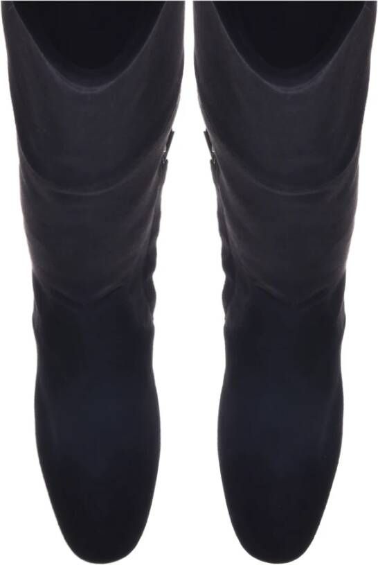 Baldinini Boots in black eco-leather and suede Black Dames