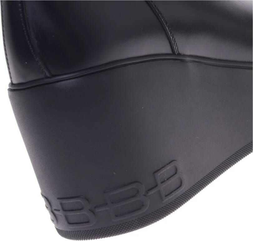 Baldinini Boots in black leather Black Dames