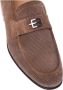 Baldinini Brown printed suede loafer - Thumbnail 2