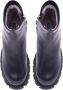 Baldinini Combat boots in black leather Black Dames - Thumbnail 2