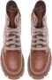 Baldinini Combat boots in leather Brown Dames - Thumbnail 2