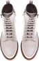 Baldinini Combat boots in vanilla leather Beige Dames - Thumbnail 2