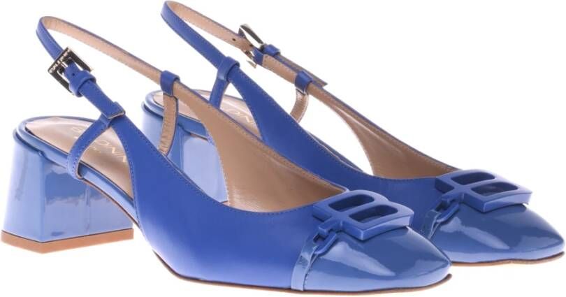 Baldinini Court shoe in blue calfskin Blue Dames