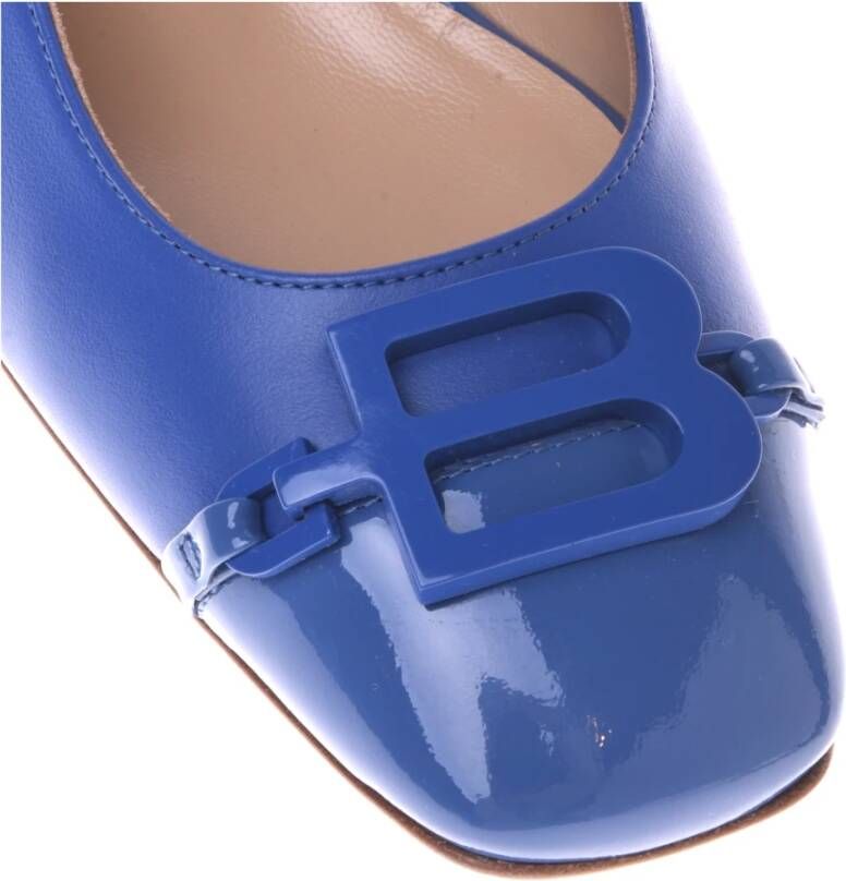 Baldinini Court shoe in blue calfskin Blue Dames