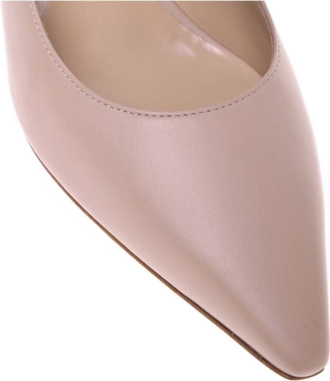 Baldinini Court shoe in nude leather