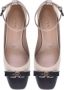 Baldinini Court shoes in vanilla and black leather Multicolor Dames - Thumbnail 2