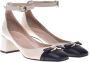 Baldinini Court shoes in vanilla and black leather Multicolor Dames - Thumbnail 3