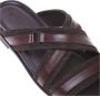 Baldinini Dark brown leather and suede sandal - Thumbnail 2