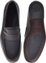 Baldinini Dark brown leather and tumbled leather loafers - Thumbnail 2