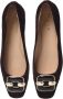 Baldinini Dark brown suede ballerina flats - Thumbnail 2