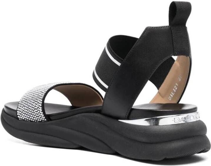 Baldinini Flat Sandals Black Dames