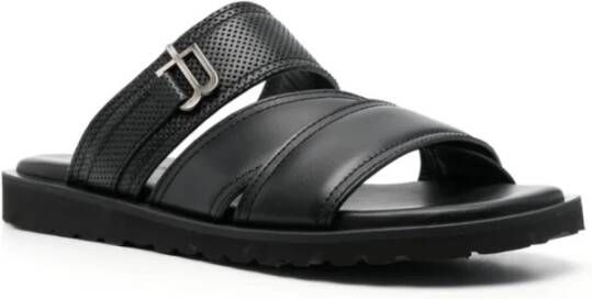 Baldinini Flat Sandals Black Heren