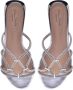 Baldinini Flat sandals with silver rhinestones Grijs Dames - Thumbnail 2
