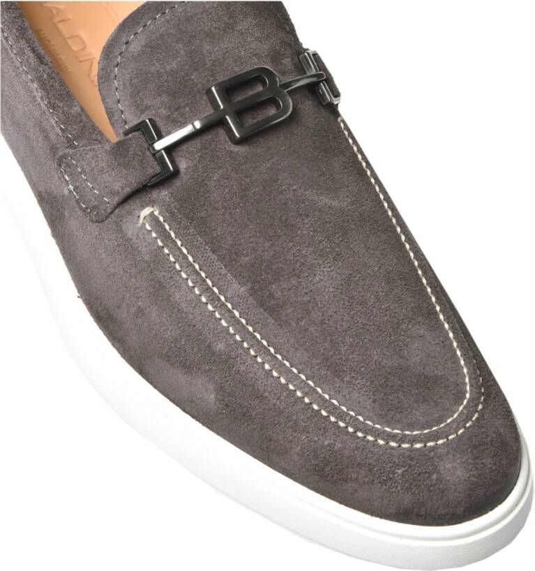 Baldinini Grey suede loafer