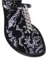 Baldinini Jelly sandal in black rubber - Thumbnail 2