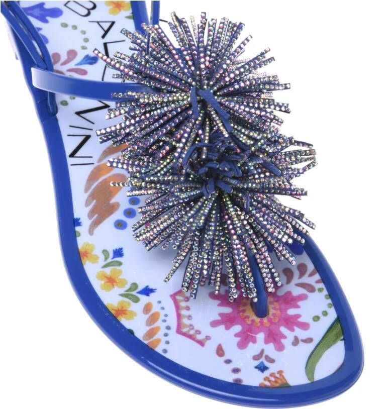 Baldinini Jelly sandal in blue rubber