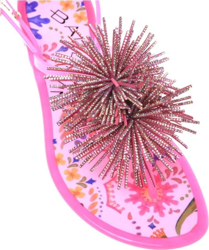 Baldinini Jelly sandal in pink rubber