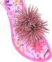 Baldinini Jelly sandal in pink rubber - Thumbnail 2