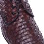 Baldinini Lace-up in brown woven leather Brown Heren - Thumbnail 4